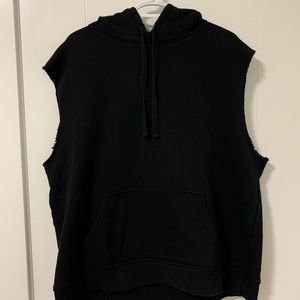 H&M Black sleeveless hoodie